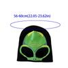 Luminous Knitted Balaclava Hat Halloween Halloween Cap Elastic Skeleton Beanie  Autumn/Winter