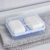 Large Double-Layer Soap Holder with Lid - Waterproof and Draining for Dorms
