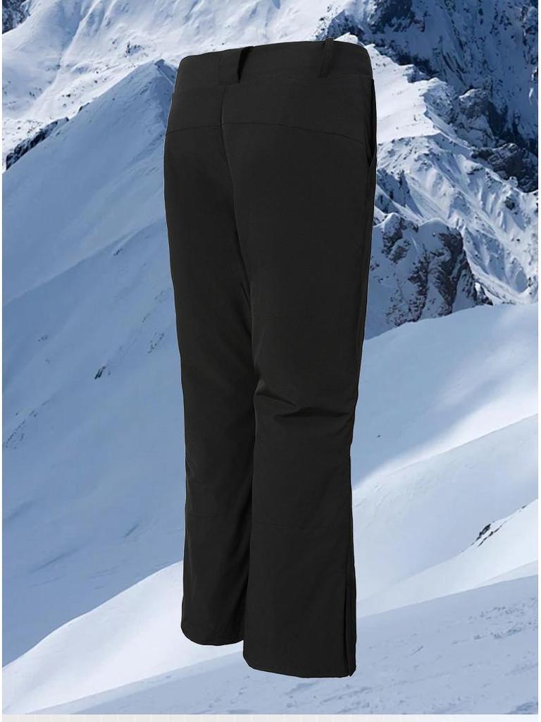 Women's Waterproof Outdoor Ski Suit - Micro Flare Ski Pants with Extra Cotton for Hiking and Skiing
