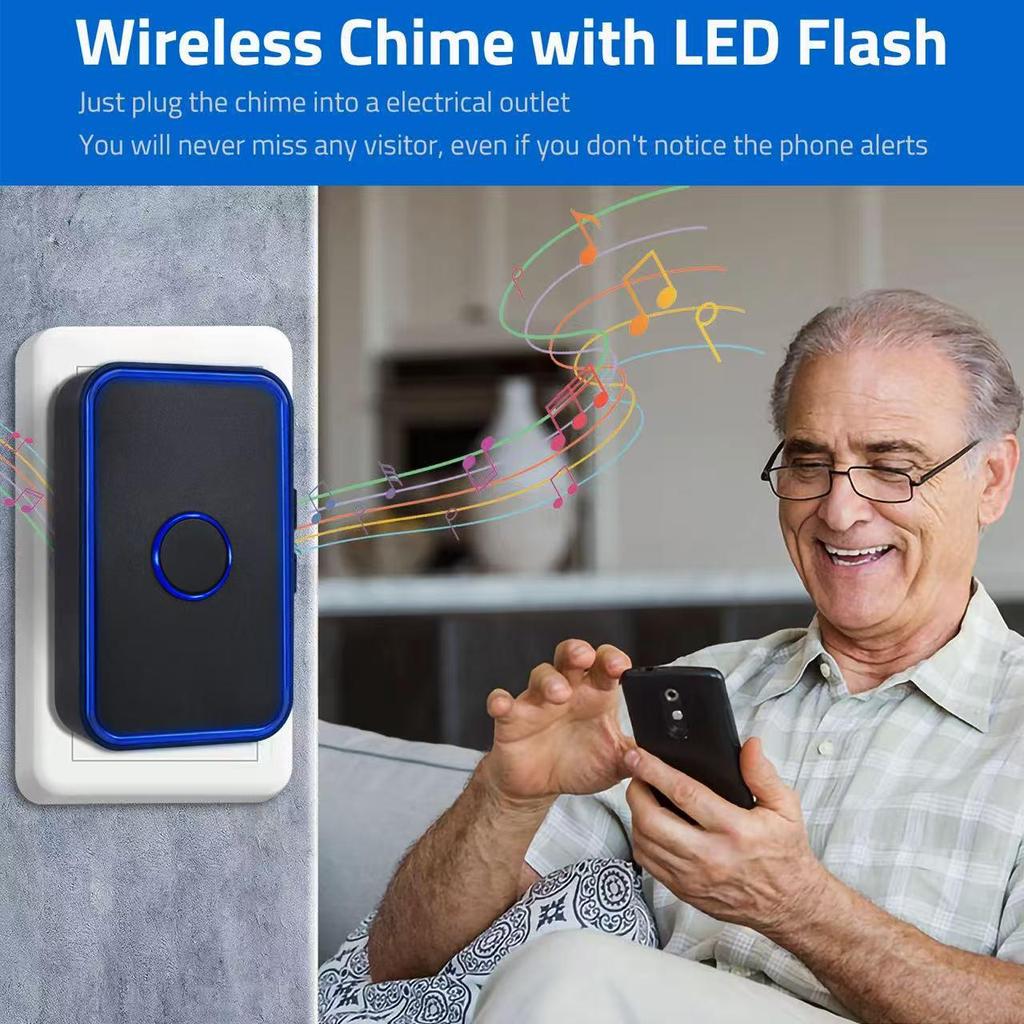 Tuya Smart WiFi Doorbell with Central Control Screen and Video Intercom Function