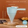 1200Ml Stainless Steel Funnel Dispenser With Rack Cupcake Pancake Batter Maker Octopus Fish Ball Home Kitchen Baking Goods Tools