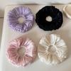 Softly Pleated Chiffon Hairband for Big Hair with A Sophisticated Look, Curly Hair Rope for A Sweet Girl.