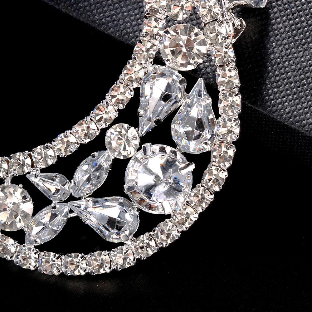 Diamond Simple Line Crescent náušnice ženské duté náušnice