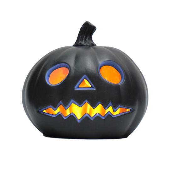 LED Pumpkin Lantern Battery-Powered Warm Light Halloween Lantern Energy-saving Indoor Outdoor Pumpkin Decor