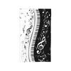 Abstract Piano Keys With Musical Notes Soft Face Towel Quick Dry Pool Bath Cotton Towels Breathable