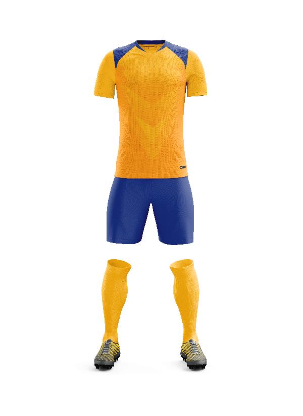 Best Quality Custom Design Thailand Blank Football Soccer Jersey Set S жёлтый