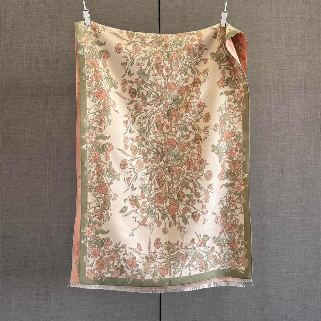 Luxury Autumn Winter Cashmere Scarf Women Design Warm Pashmina Blanket Poncho Scarves Female Shawl Thick Foulard Bufanda