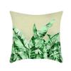 New Nap Pillow Green Leaves Sofa Plush Pillow Case Home Summer Cushion
