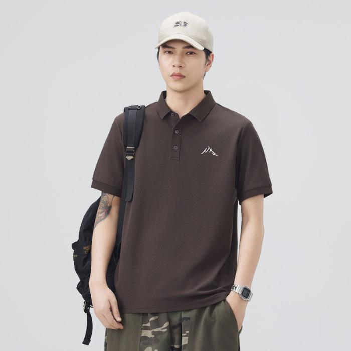 

Летняя тонкая трехмерная футболка-поло с коротким рукавом с силиконовым принтом, мужская футболка-топ 4XL