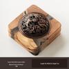 Solid Wood Zen Incense Burner Base for Tea Ceremony - Creative Chinese Agarwood & Sandalwood Accessories