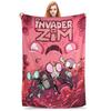 Invader Zim Gir Dib Robot Blankets Flannel Textile Decor  Portable Super Soft Throw Blanket for Bed Car Bedspread