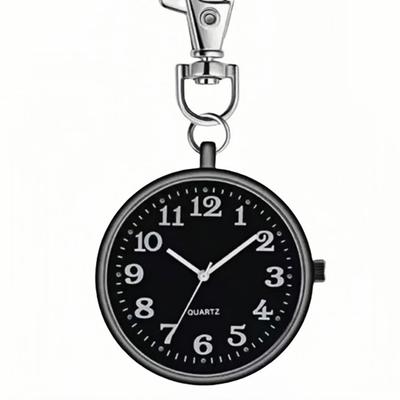 Men Women Quartz Watch for Nurses Doctors Students Minimalist Watches Child Gift New Tiny Cute Quartz Pocket Watch with Keyring