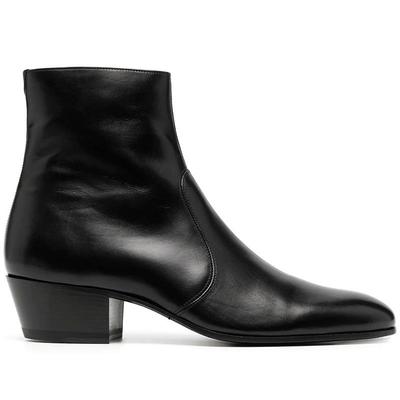 Men's Genuine Leather Chelsea Boots - Summer British Style with Zipper
