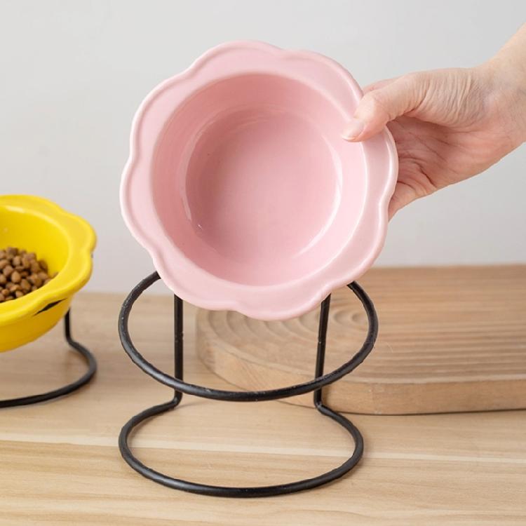 Ceramic Cats Feeder Dish with Nonslip Design Safe Feeding Bowl For Cats Food Water Bowl for Kittens Watering