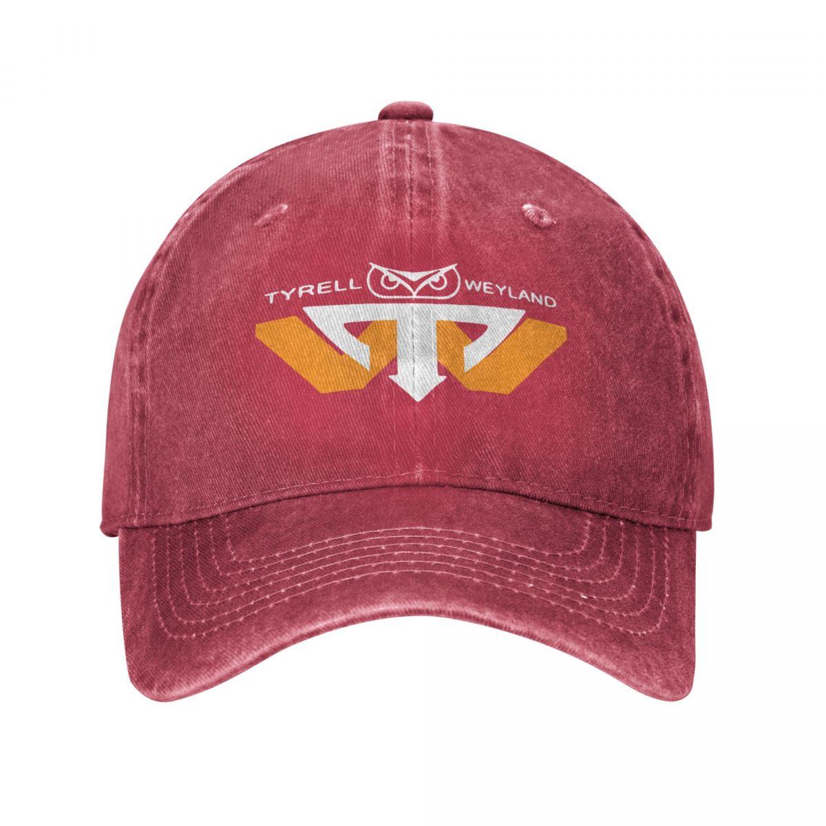

Tyrell Weyland Washed Baseball Cap Snapback Sun Hat Чоловіки Жінки Alien Weyland Yutani Corp Кепка Весна Літо Хіп-хоп Casquette One Size