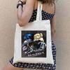 Death Note Print Shopper Handbags Shoulder Fashion Canvas Casual Shopping Girls Women Graphic Tote Bag