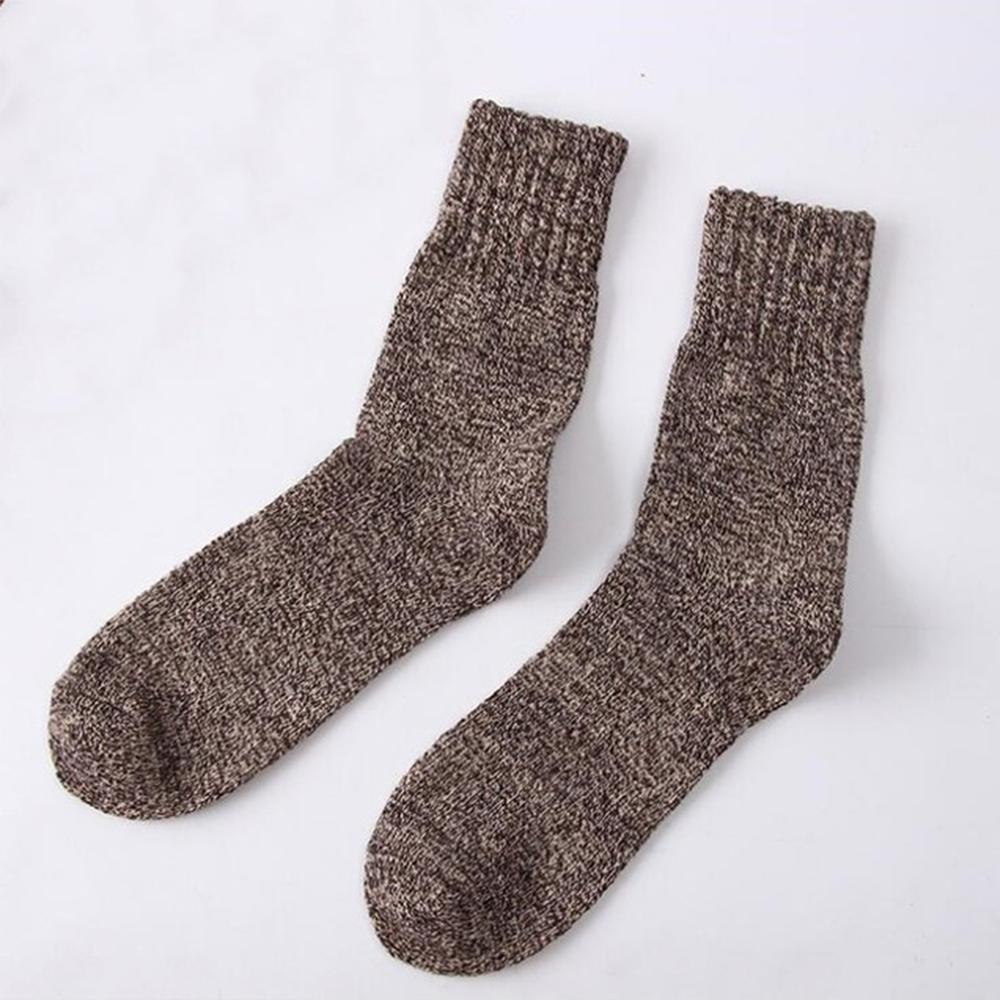 Male Winter High Quality Business Casual Middle Long Thicken Men Socks Warm Hosiery Wool Socks