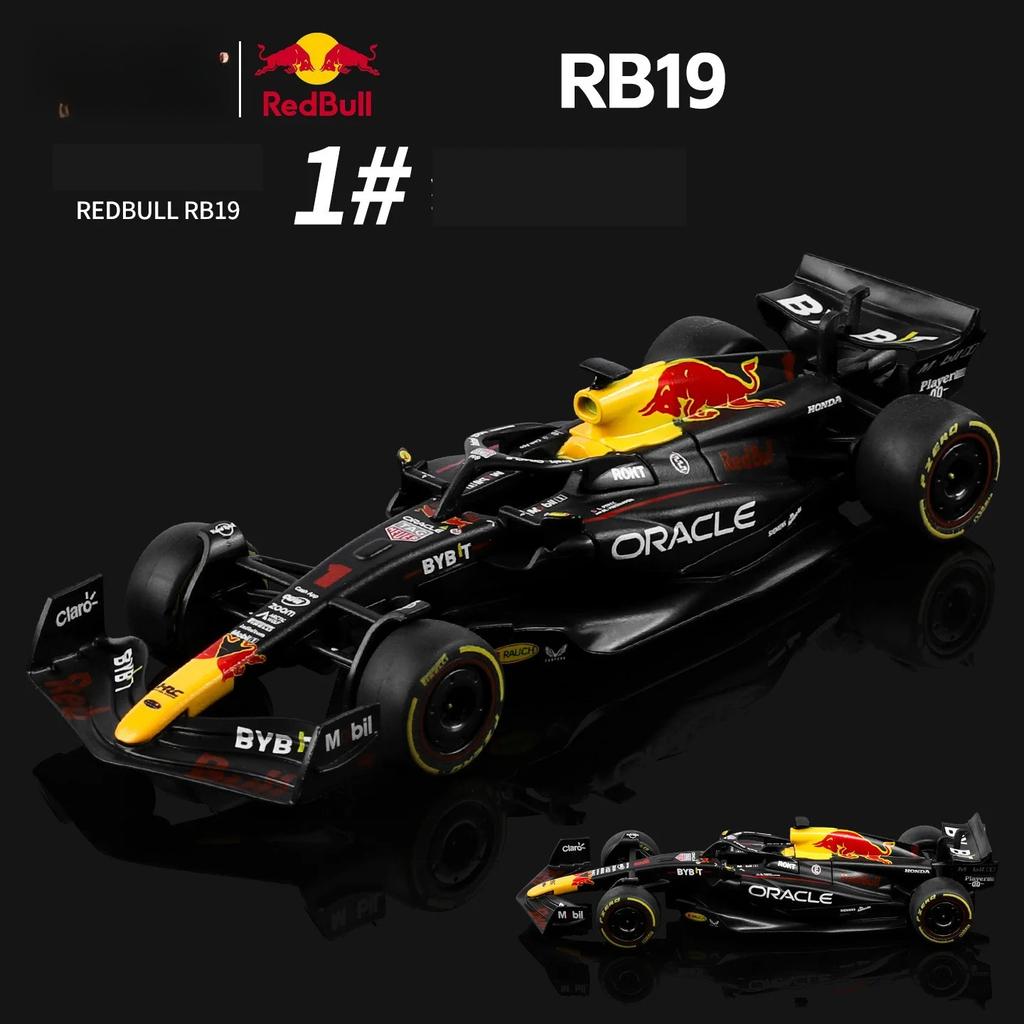 1/43 2023 Campione Red Bull RB19 #1 Verstappen Modello Auto da Corsa Formula Uno Simulazione Lega Pressofusa Modello Super Carra Regali per Bambini