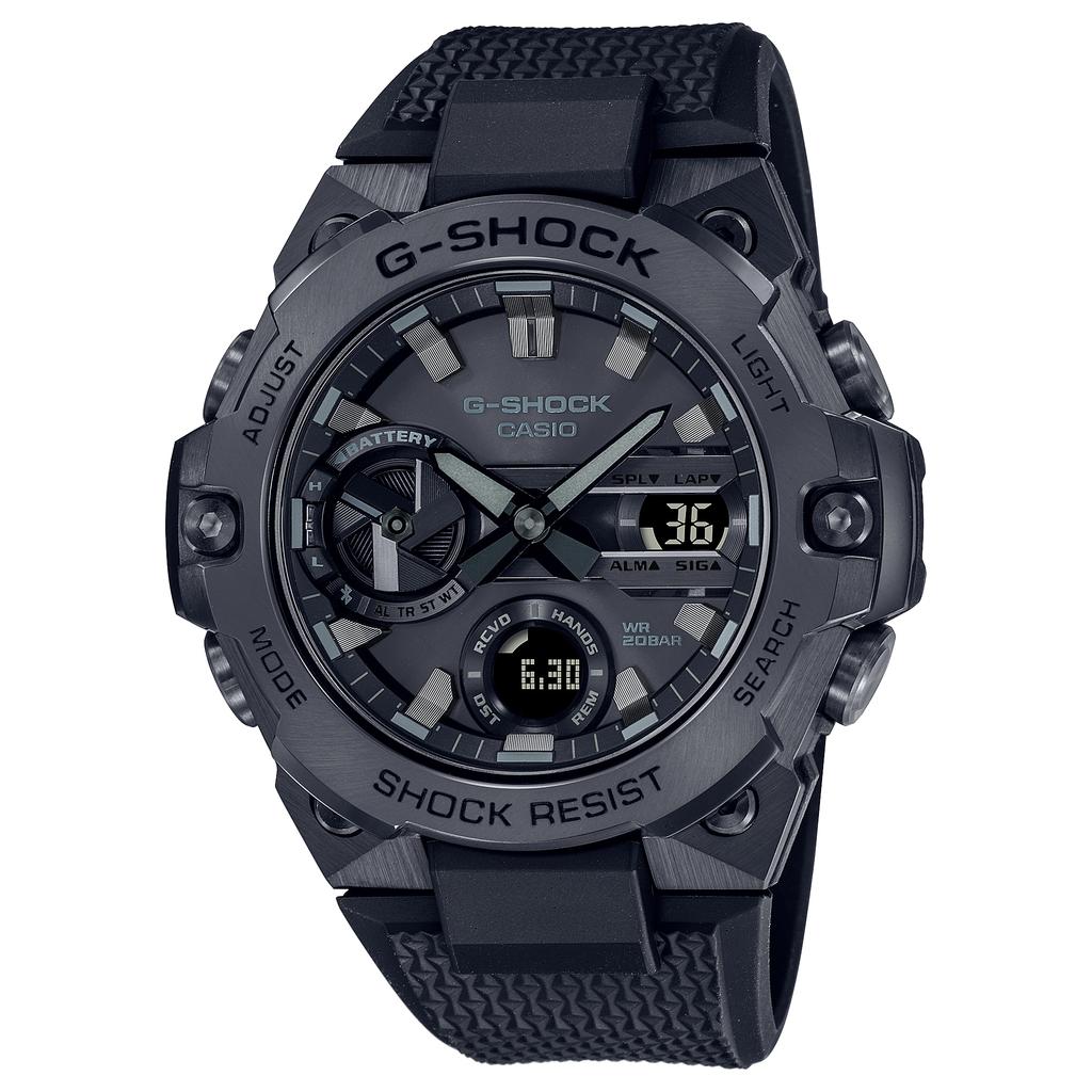 Casio Men's Stainless Steel 200M Water Resistant Shock Resistant Quartz Watch GST-B400BB-1A