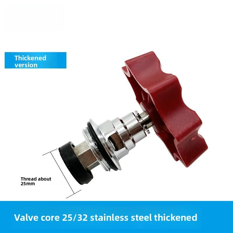 

PE/PR 1/2 3/4 1 Stop Valve Core High-quality Stainless Steel Lifting Water Switch Accessories White Black Red