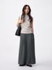 Draped Wide Pants Short Length 61.0cm