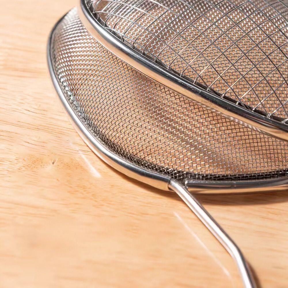 Oval silskje i rustfritt stål Rustfritt stål Friteringssil Skje Dreneringsskje Husholdning