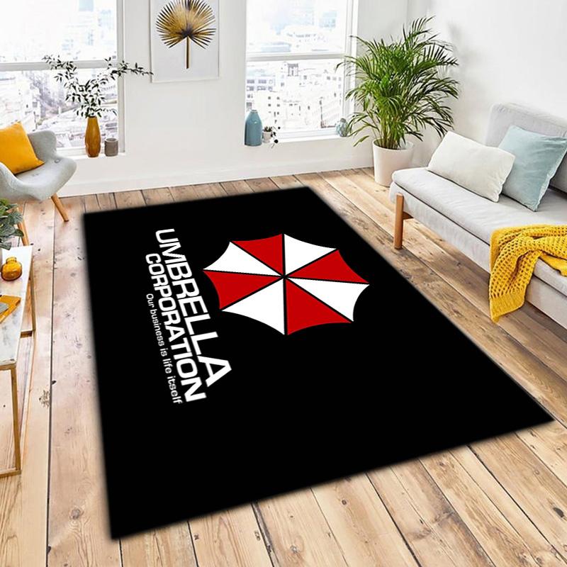 Gioco Sci-Fi Resident Evil, Umbrella Corporation, tappeto morbido, soggiorno di casa, tappetino per sedia da ufficio, zerbino, zerbino tappeto U4
