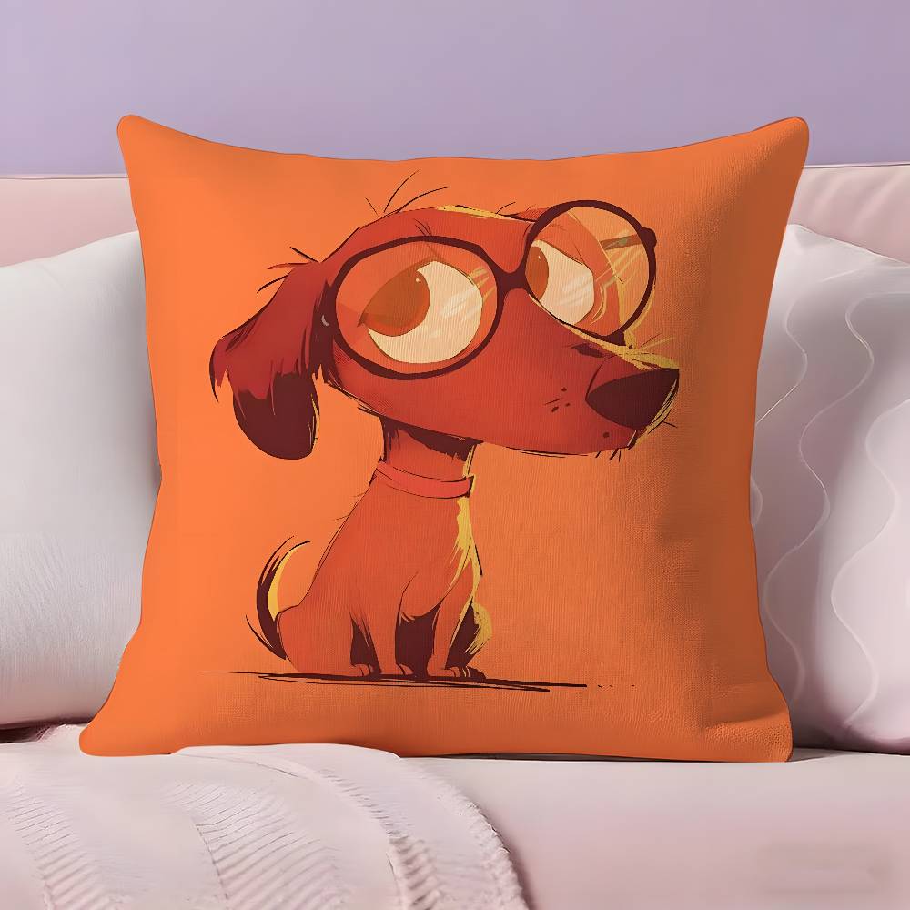 Cute And Adorable Puppy Pillow Case Ultra Soft Skin Friendly Fabric Cloud Like Comfort & Concealed Zipper