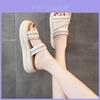 Stylish Summer Platform Slides For Women With Rhinestones Comfortable Non-slip Design