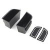 2x Car Front Door Handle Armrest Storage Box Tray Bin For MKZ 2017-2018