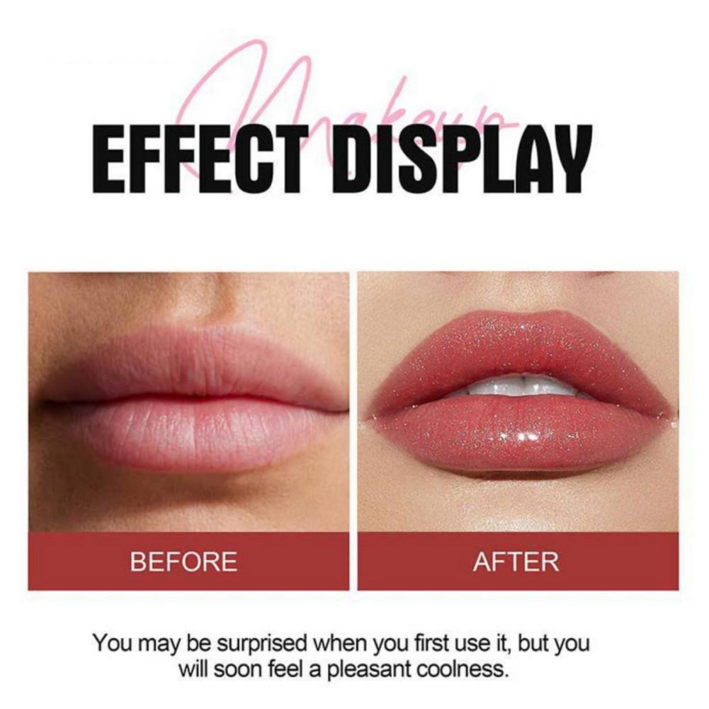 Set of 6 Lip Gloss Glittering Moisturizes and Hydrates Lip Gloss