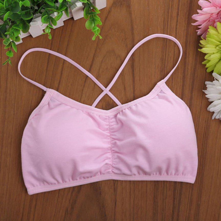 Buy Korean Version Full Cotton Bra Teenager Girl Student Narrow