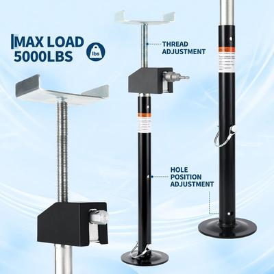 2 Pack Heavy Duty RV Jacks 10,000lbs Slide Out Support Jack For Camper Trailer 21"-49" Adjustable Height