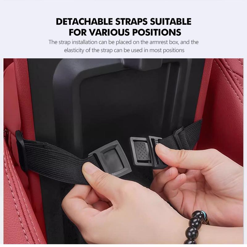 BAG1 Car Headrest Tissue Bag Leather Durable Tissue Storage Organizer For Volkswagen VW Polo Jetta Sagitar Magotan Passat B5 B6 B7 CC