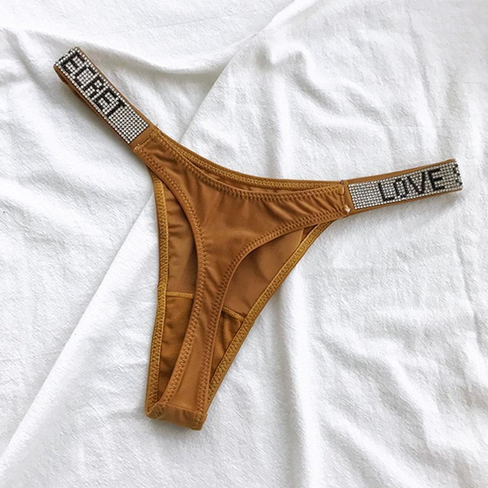 Femmes Sexy String String Strass Dames Lingerie Sous-Vêtements Sous-Vêtements De Fitness