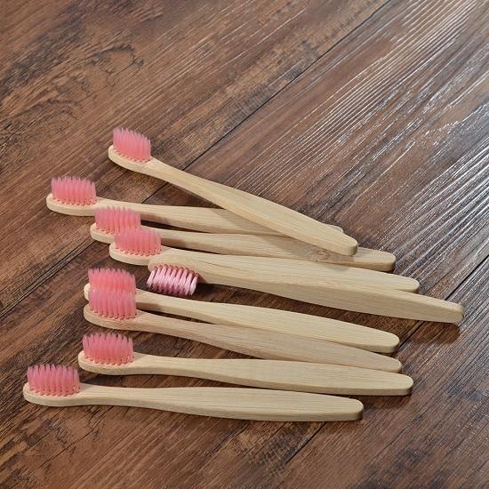 Kids 10pcs Soft Toothbrush Bristles Bamboo Toothbrush Eco Friendly Childrens Toothbrushes Biodegradable Oral Care Tooth Brush