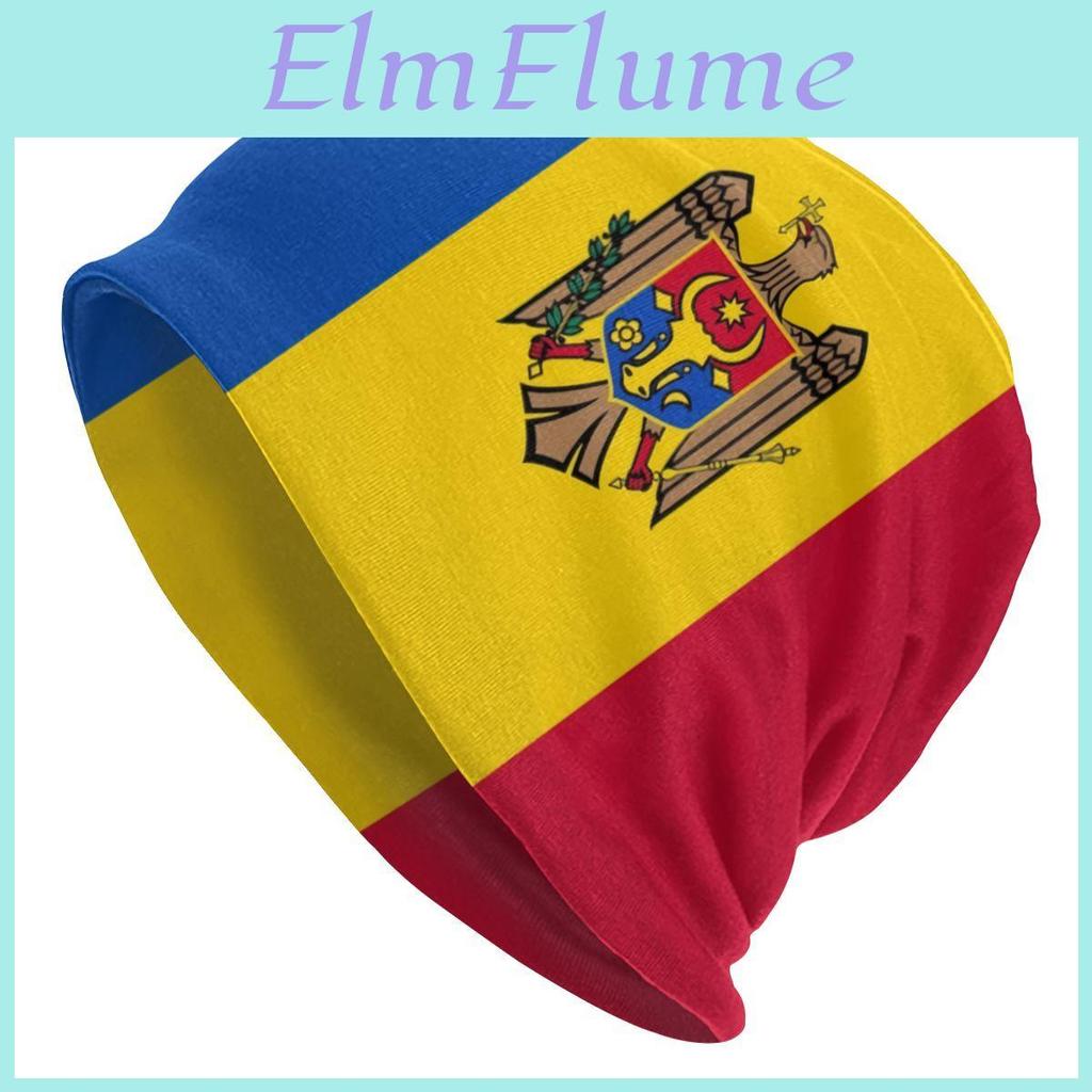 Moldova Skullies Flag Cool Of Beanies Unisex Women Winter Warm Slouchy Beanie Hat Knitting Bonnet Cap For Ski