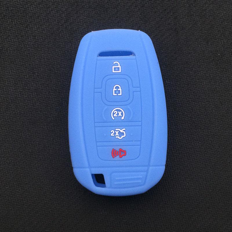 silicone car key cover case for lincoln Lincoln NAUTILUS NAVIGATOR 5 button key