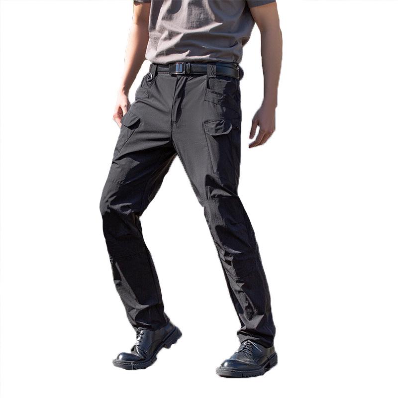 Quick-Dry Elastic Tactical Pants for Summer: Mountaineering, Training, & Work