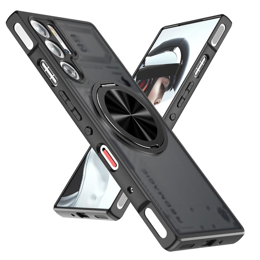 For Asus ROG Phone 8 5G/8 Pro 5G Magnetic Case TPU + PC Rotary Kickstand Phone Cover