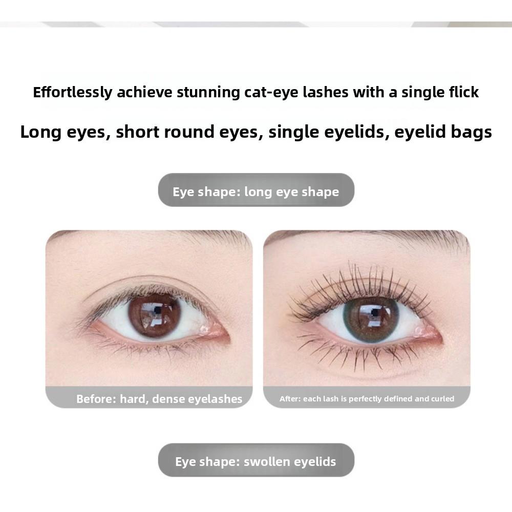 Toothed Eyelash Curler, Natural Curl, Long-lasting Setting, Wide-angle Borderless Sunflower Eyelash Curler