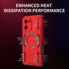 KEYSION Hollow Heat Dissipation Case for Infinix GT 30 Pro 5G TPU+PC Magnetic Cooling Shockproof Phone Cover for Infinix GT 30