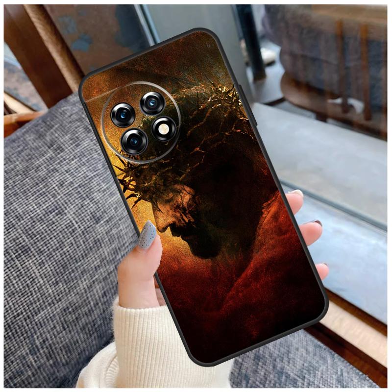 God Jesus Case For OnePlus 13T 8T 10T 9 10 Pro 15 13 12 11 13R 12R Nord CE 5 2 3 4 Lite N20 N30 Coque