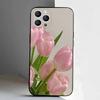 Tulip flower Phone Case For iPhone 17,16,15,14,13,12,Pro,Max,Plus,E,SE4,Air,Mini Black Soft Box