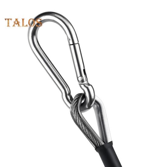 2ks Sada prodlužovacích kabelů do posilovny Nerezová karabina Fitness lanové nástavce pro domácí posilovnu Náhradní kabely pro LAT/Triceps stahování Nohy