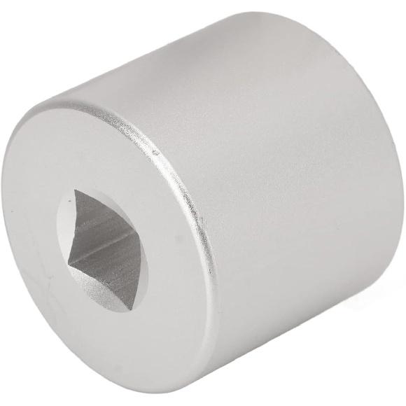 Silver Aluminium Alloy Crankshaft Turning Socket Tool For Sbc 5.7L 305 350 400 V8