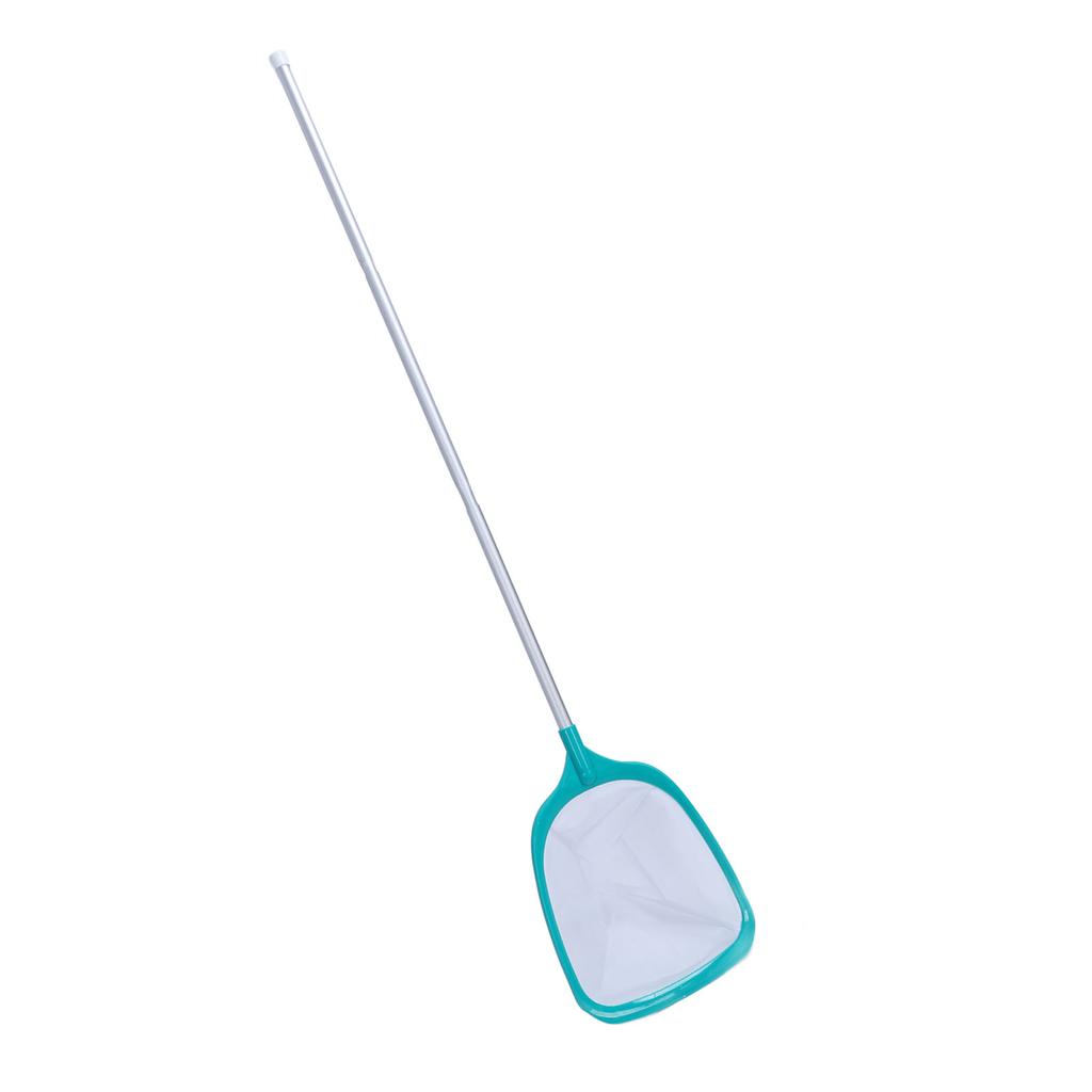 Pool Skimmer Net Fine Mesh Replacement Cleaning Tool Supplies with 3 Section Thread Telescopic Pole