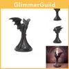 Unique Gothic Bat Candle Stand Made Of Durable Resin Ideal For Halloween Home Decor