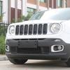 7pcs Front Grille Grill ert Ring Frame Cover For Jeep Renegade 2016-18 Black