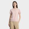FILA Milano Series Fashion Simple Comfortable Classic Retro Sports Casual Short Sleeve T-Shirt Women tops Nude-Pink F11W615101FPK